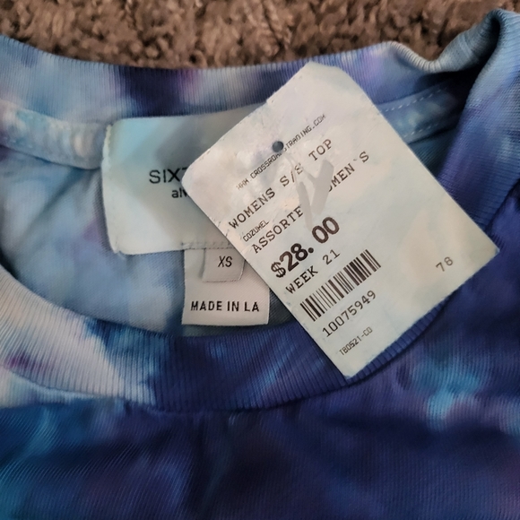 Sixthreeseven Women XSmall Cozumel Shirt made in LA used tye Die 102024 - Picture 4 of 7